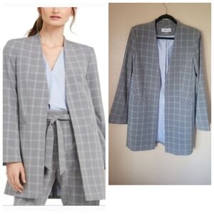 Calvin Klein- Windowpane Topper Blazer size 12